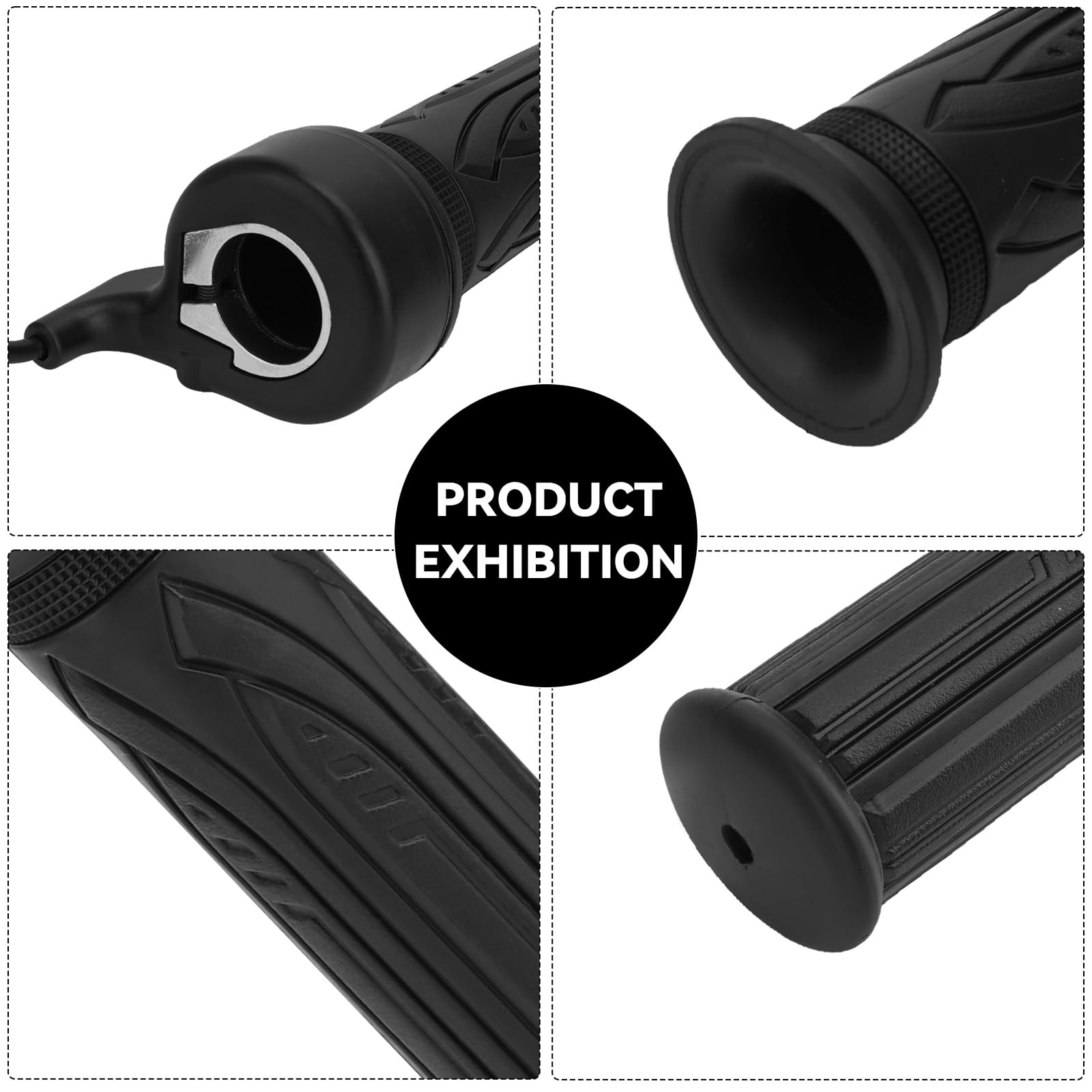 Jerbor full twist throttle grip for Qlife Trike Plus supports confident riding over obstacles.