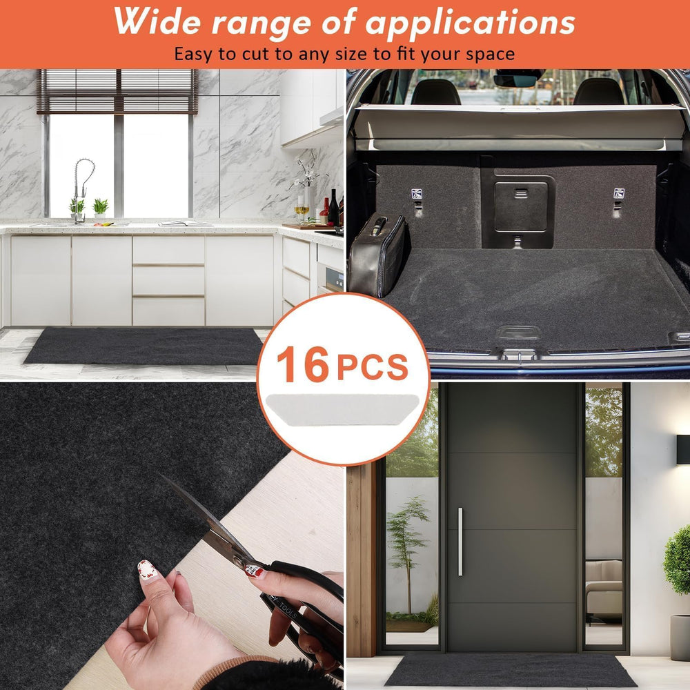 JERIA cut-to-fit design lets you shape the mat to your space.
