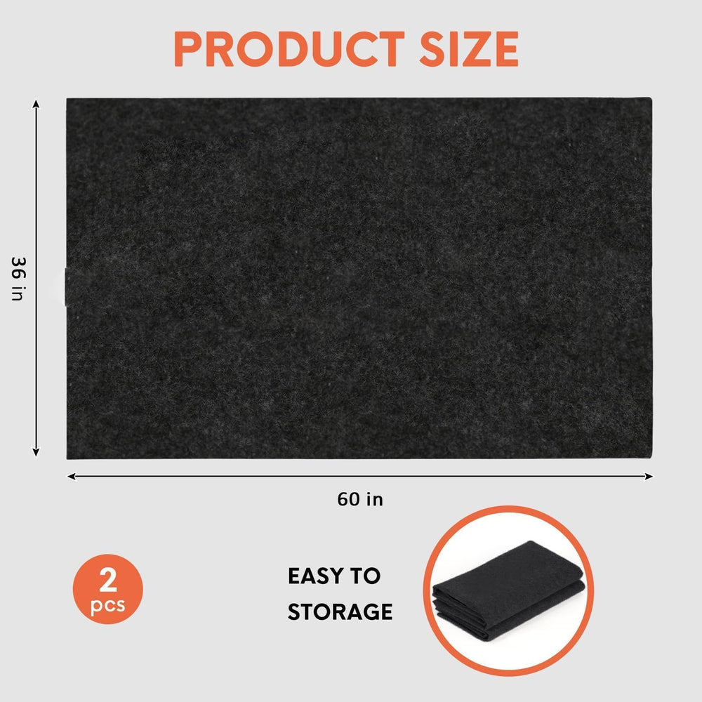 JERIA absorbent pad with durable material for leaks and dirt.