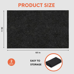 JERIA absorbent pad with durable material for leaks and dirt.