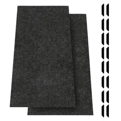 JERIA oil spill mat 36x60 under car driveway keeps floors clean and dry.