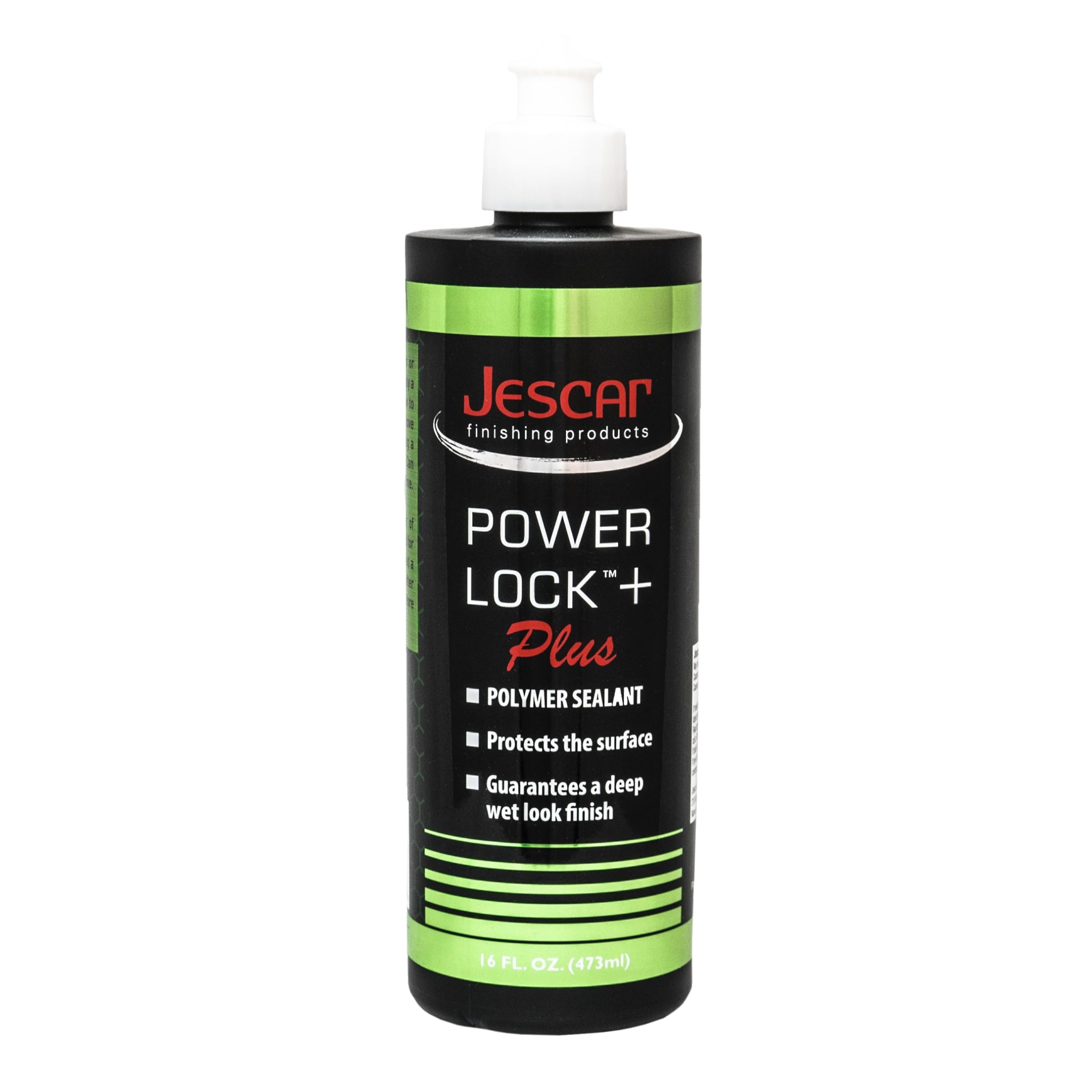Jescar Power Lock Plus bottle pour showing easy hand application for durable protection