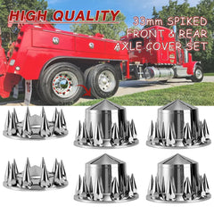 JESONN chrome finish axle cover detail highlights reflective surface and premium ABS build.