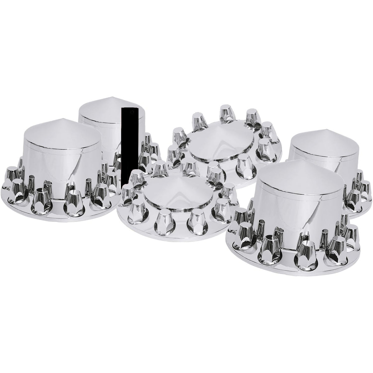 JESONN spiked AS front axle cover for chrome protection and rugged styling.