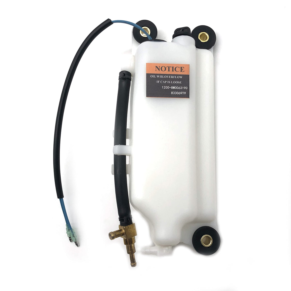Jetunit oil tank assembly for Mercury 833069T6 outboard improves compatibility with multiple HP models