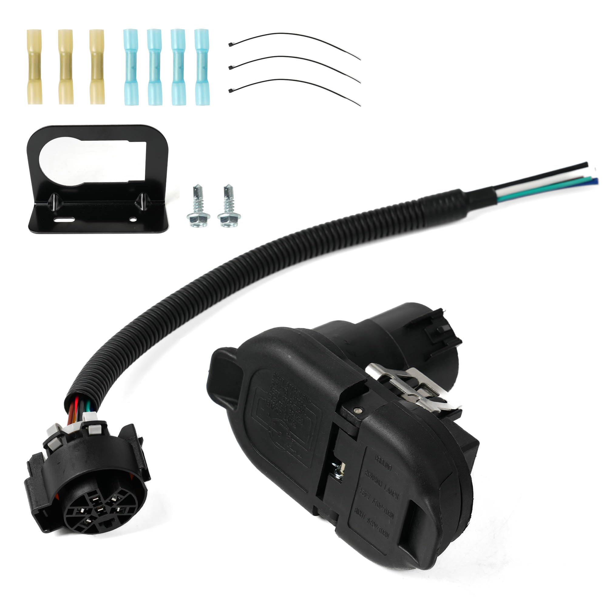 Jetuplusllc 7Way tow harness installation scene ready for reliable trailer power.