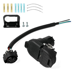 Jetuplusllc 7Way tow harness installation scene ready for reliable trailer power.
