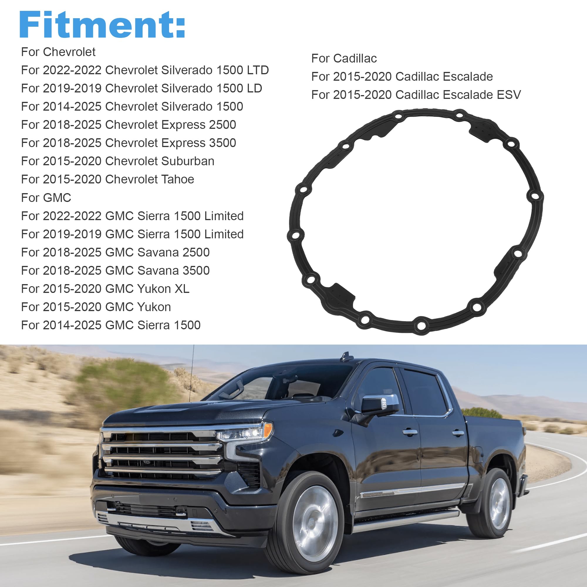 Jetuplusllc Cadillac Escalade diff seal guards against oil leaks