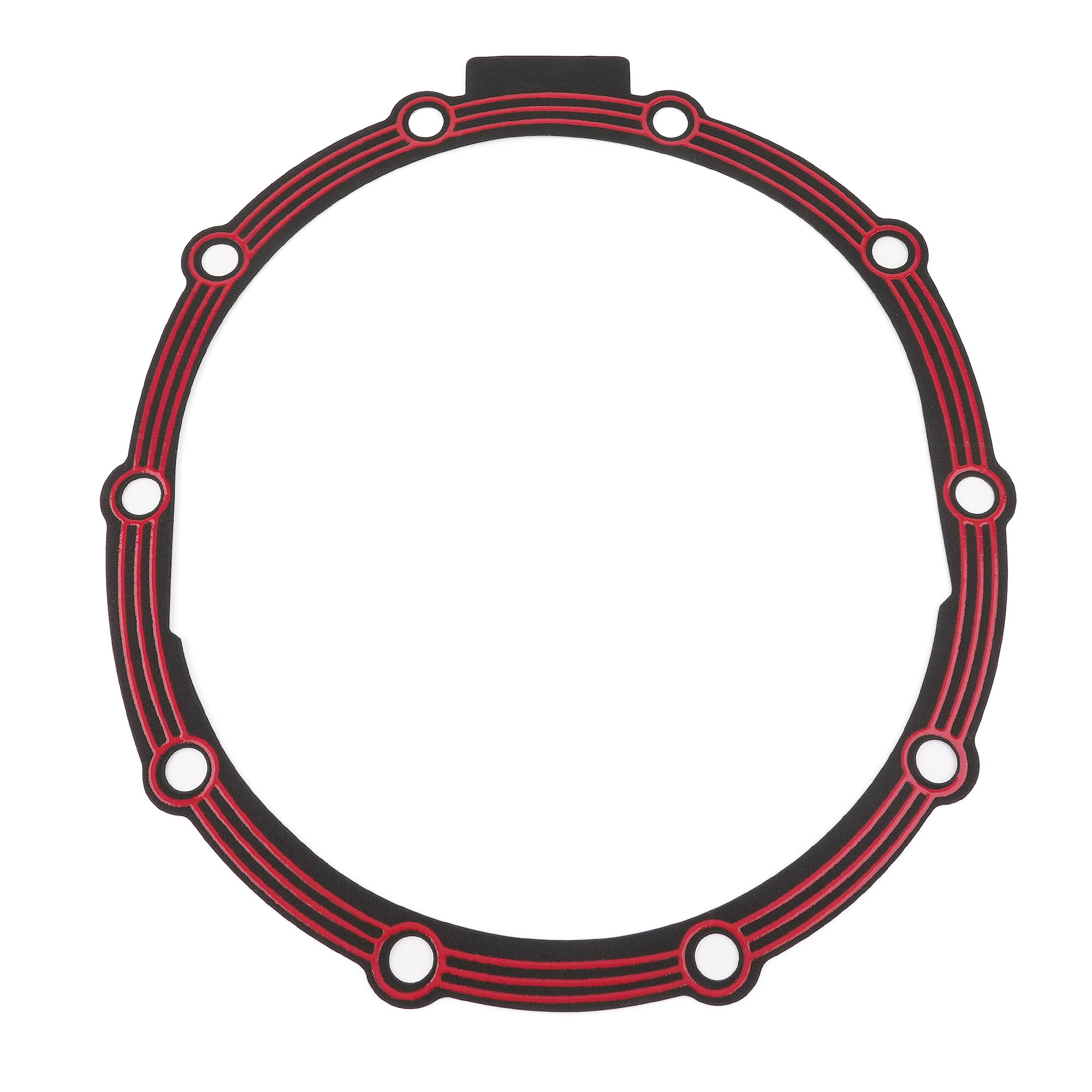 Jetuplusllc differential cover gasket closeup highlights metal-core sealing with rubber coating for durability