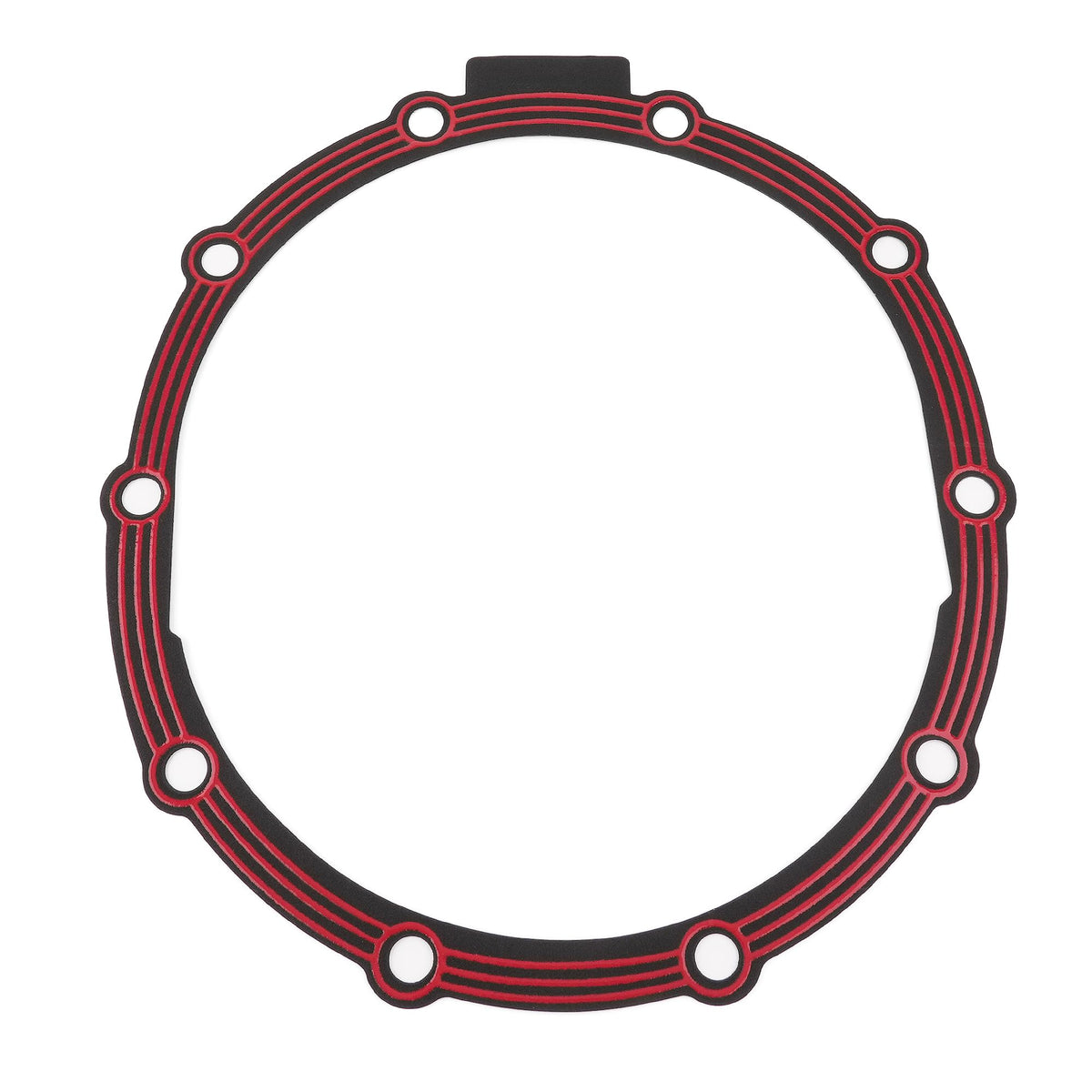 Jetuplusllc differential cover gasket closeup highlights metal-core sealing with rubber coating for durability