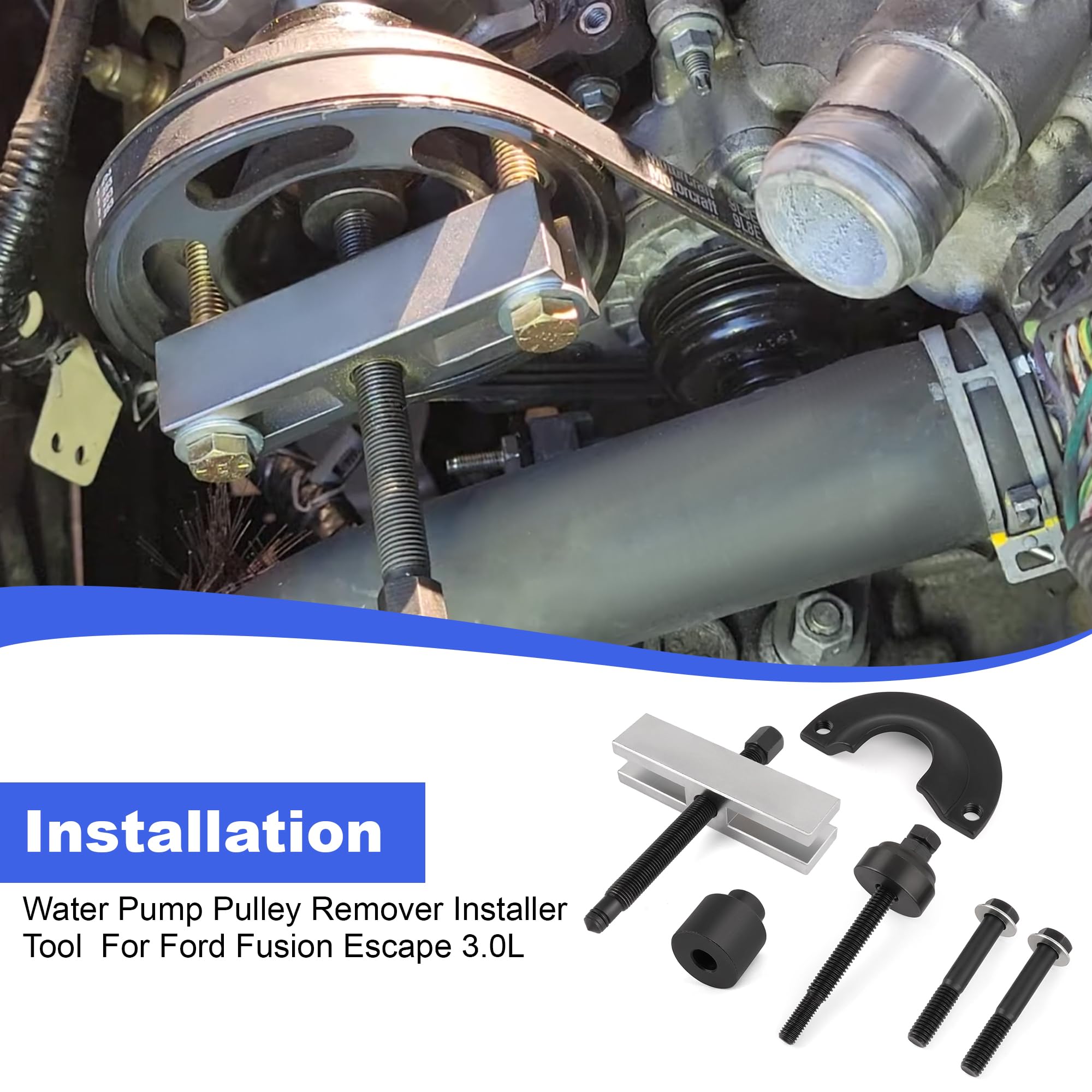 Jetuplusllc Ford Escape 3.0L Duratec gear-removal context for maintenance