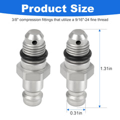 Front-mount cylinder adapter for SeaStar and Teleflex systems.