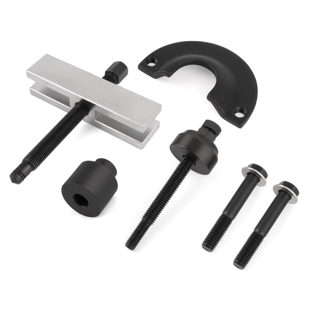 Jetuplusllc water pump pulley installer tool in use for quick, accurate installation