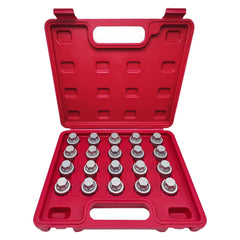 JEUCLEL 20pcs wheel lock nut keys kit, easy anti-theft lug nut removal for BMW.