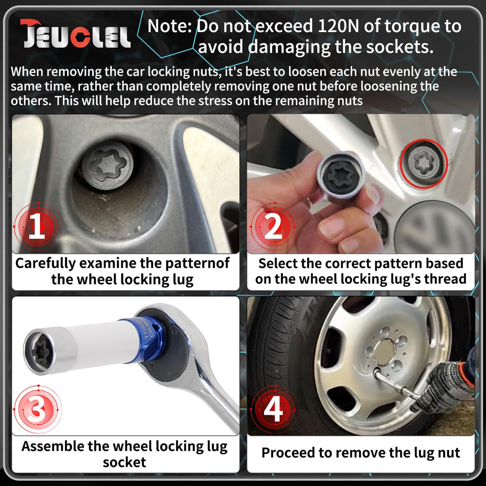 JEUCLEL blow-molded case keeps tools protected and organized