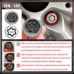 JEUCLEL high-quality materials for durable wheel tool performance