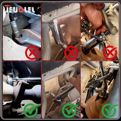 Sensor removal in tight space using JEUCLEL flexible-head wrench