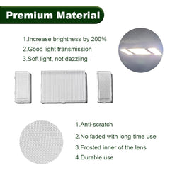 JEUNODIY easy-to-install dome cover replaces OEM part without tools