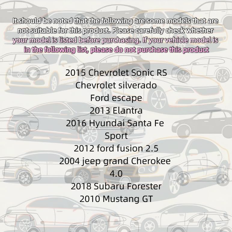 Jewkot A/C system compatibility graphic shows wide vehicle coverage.