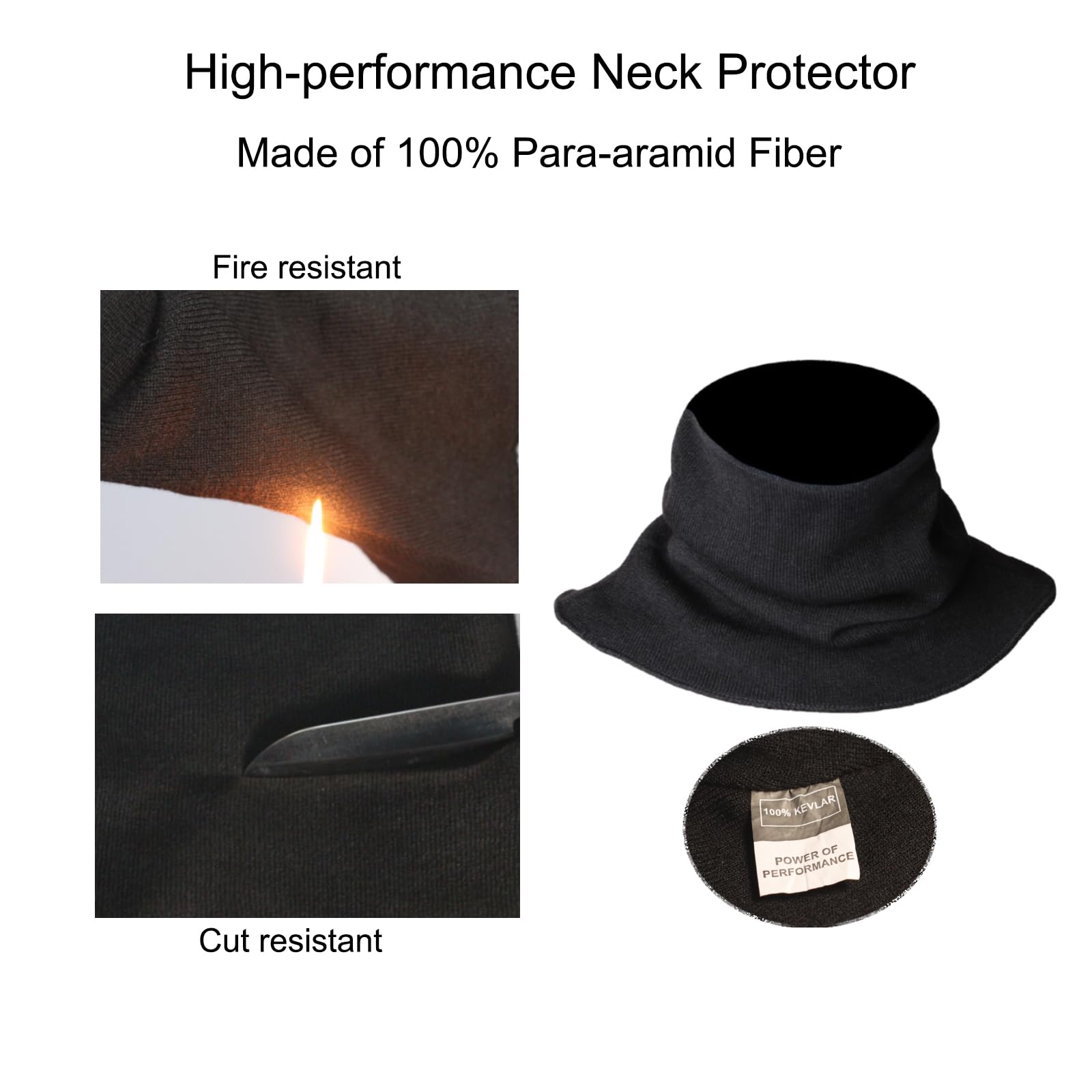 JEYILKIT heat-resistant neck gaiter in action demonstrates aramid protection for welders