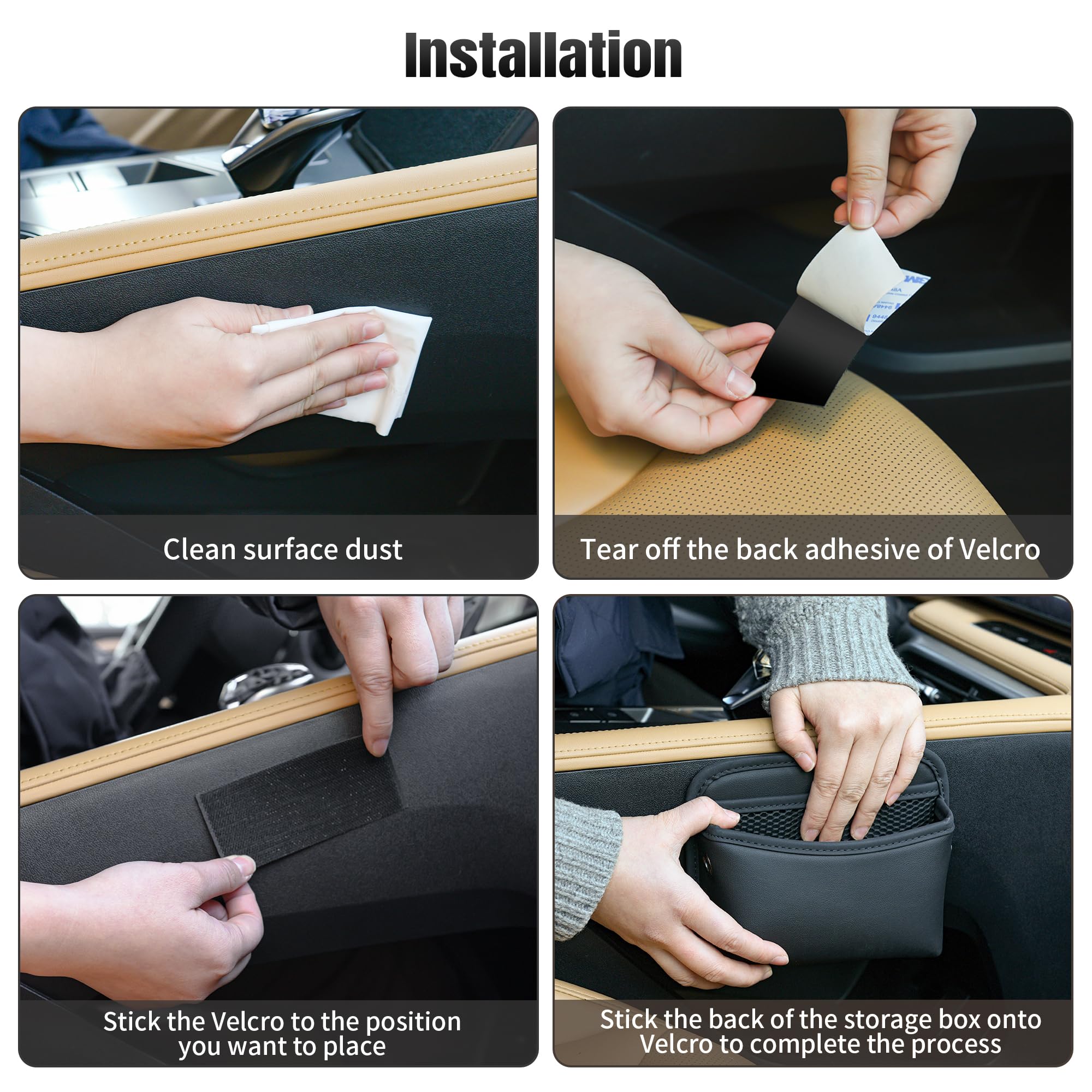 JEYODA PU leather organizer is durable and stylish for small items