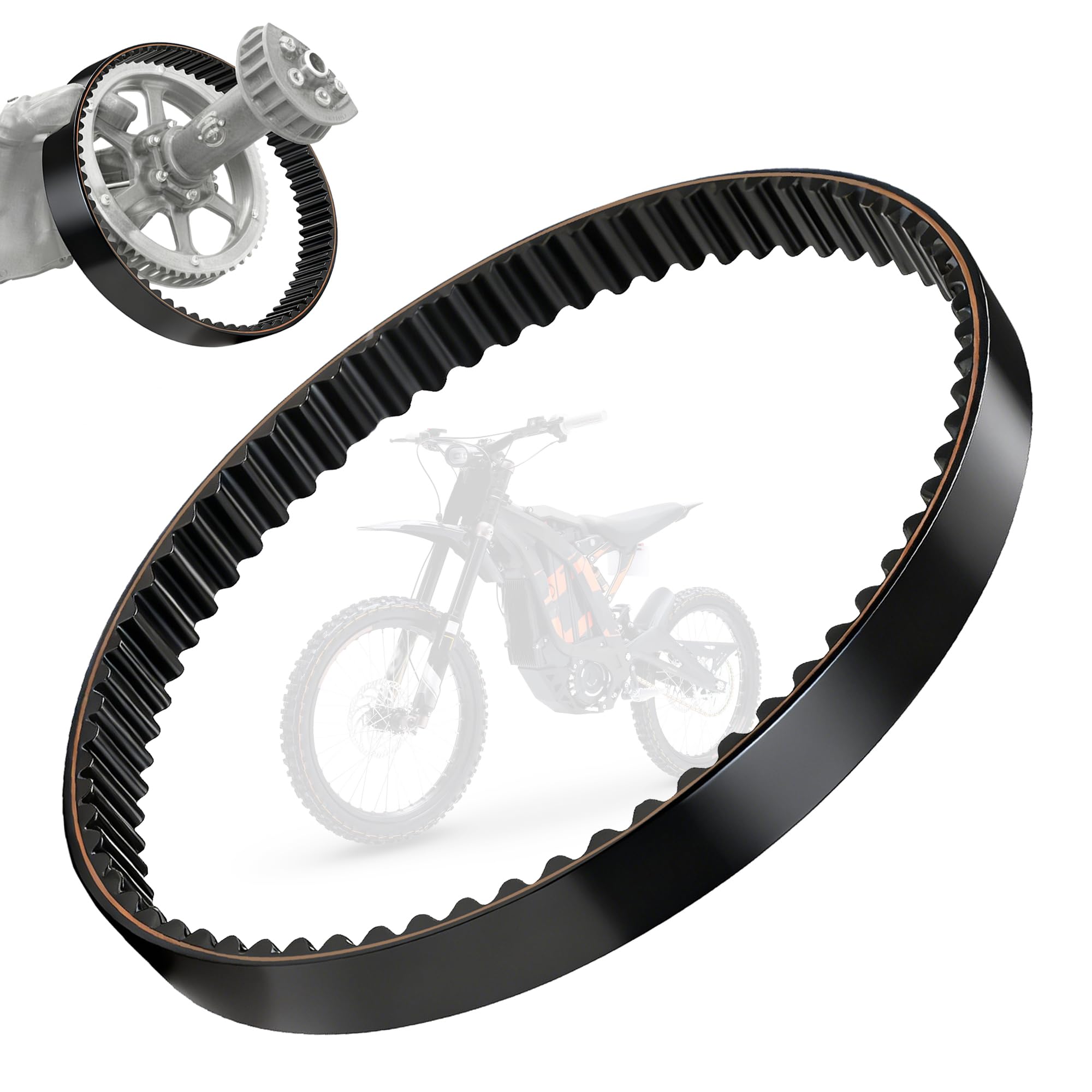 JFG RACING 560-8M drive belt for Surron Light Bee X offering smooth power transfer.