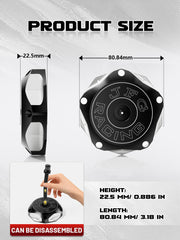 JFG RACING Banshee 350 gas cap billet cover for tough terrain.