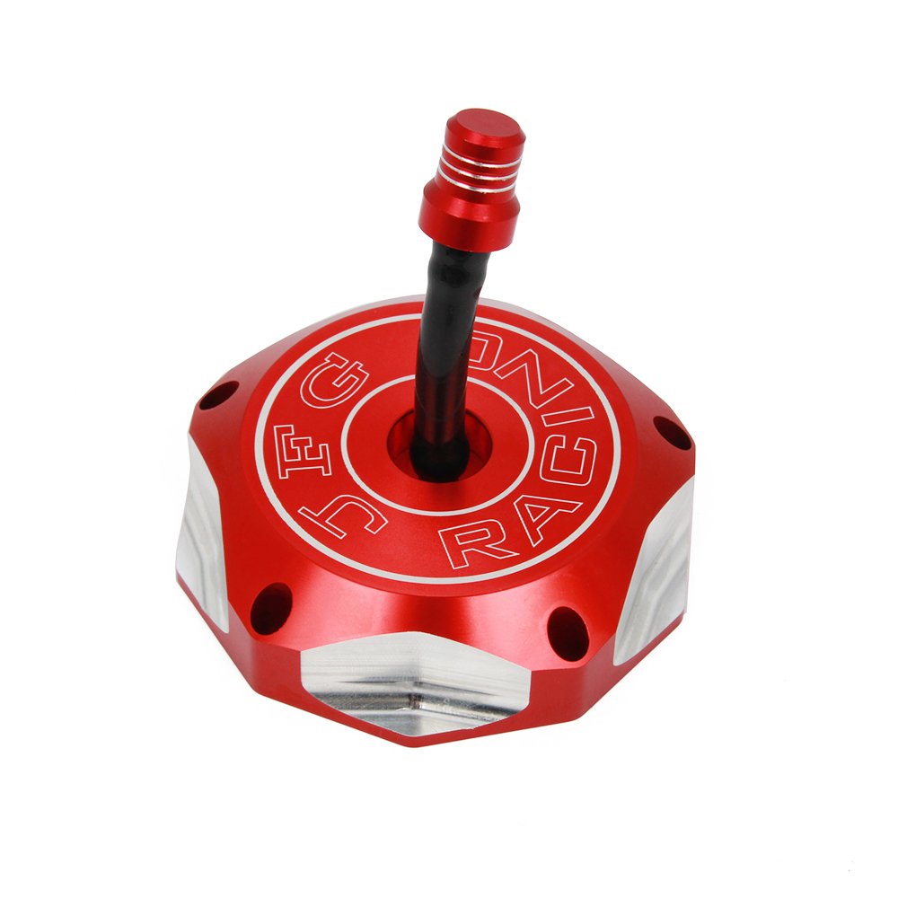 JFG RACING lightweight CNC gas cap offers premium feel and performance.