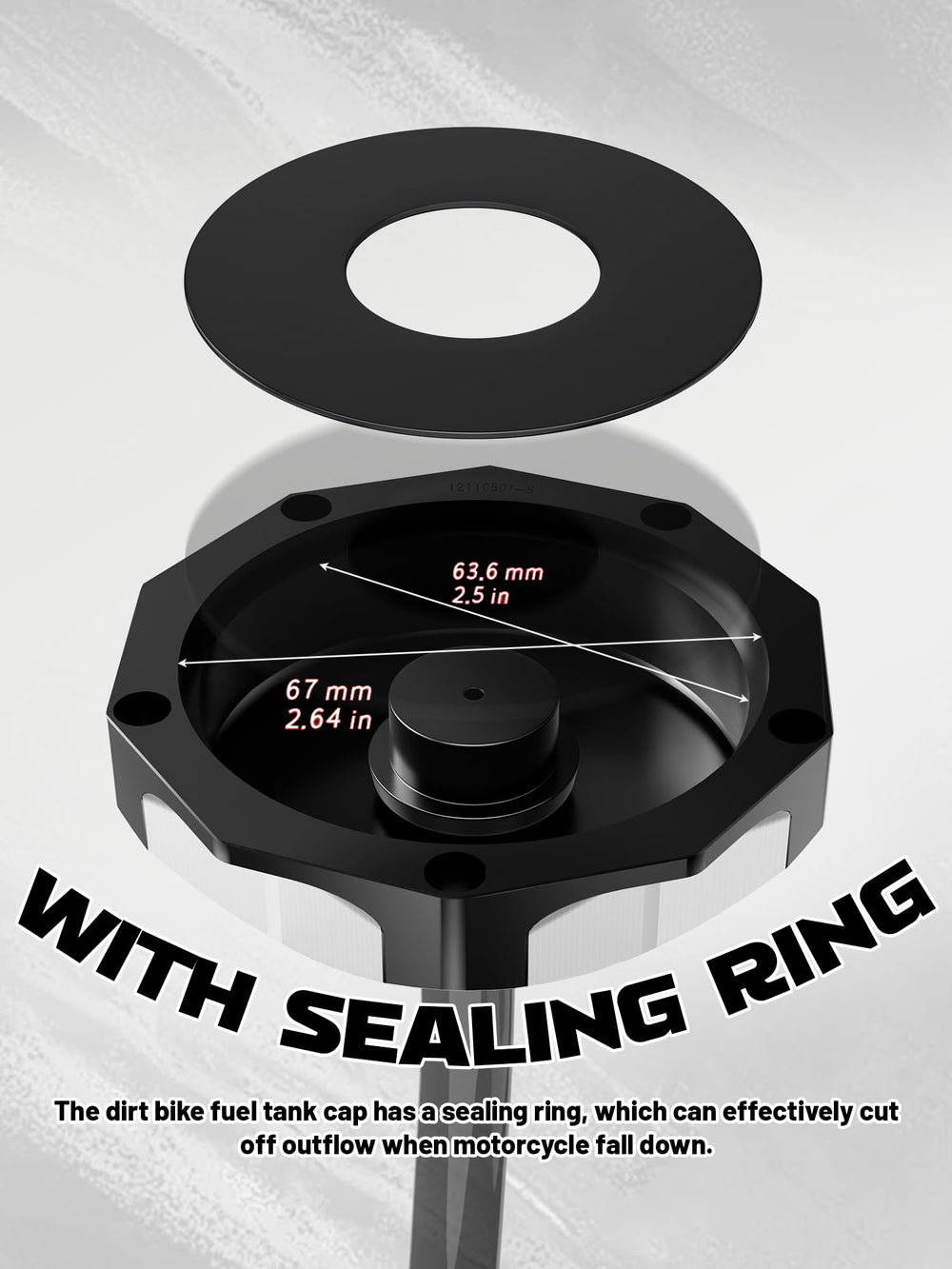 JFG RACING Raptor 660 gas cap billet cover for performance rides.