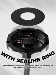 JFG RACING Raptor 660 gas cap billet cover for performance rides.