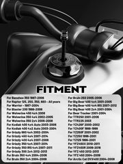 JFG RACING YFZ450R gas cap billet cover ensures reliable fuel protection.