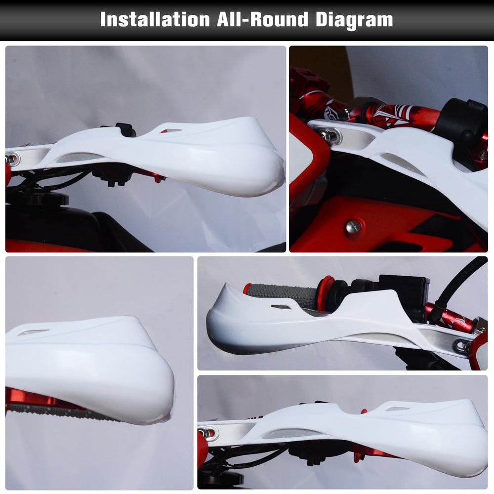 JFG RACING dirt bike handguards mounting area for universal fit
