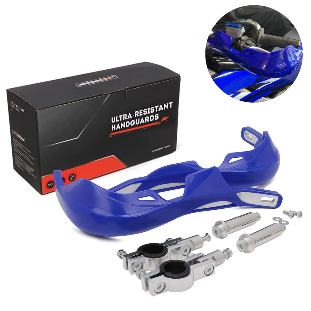 JFG RACING handguards enhance bike look while shielding hands.