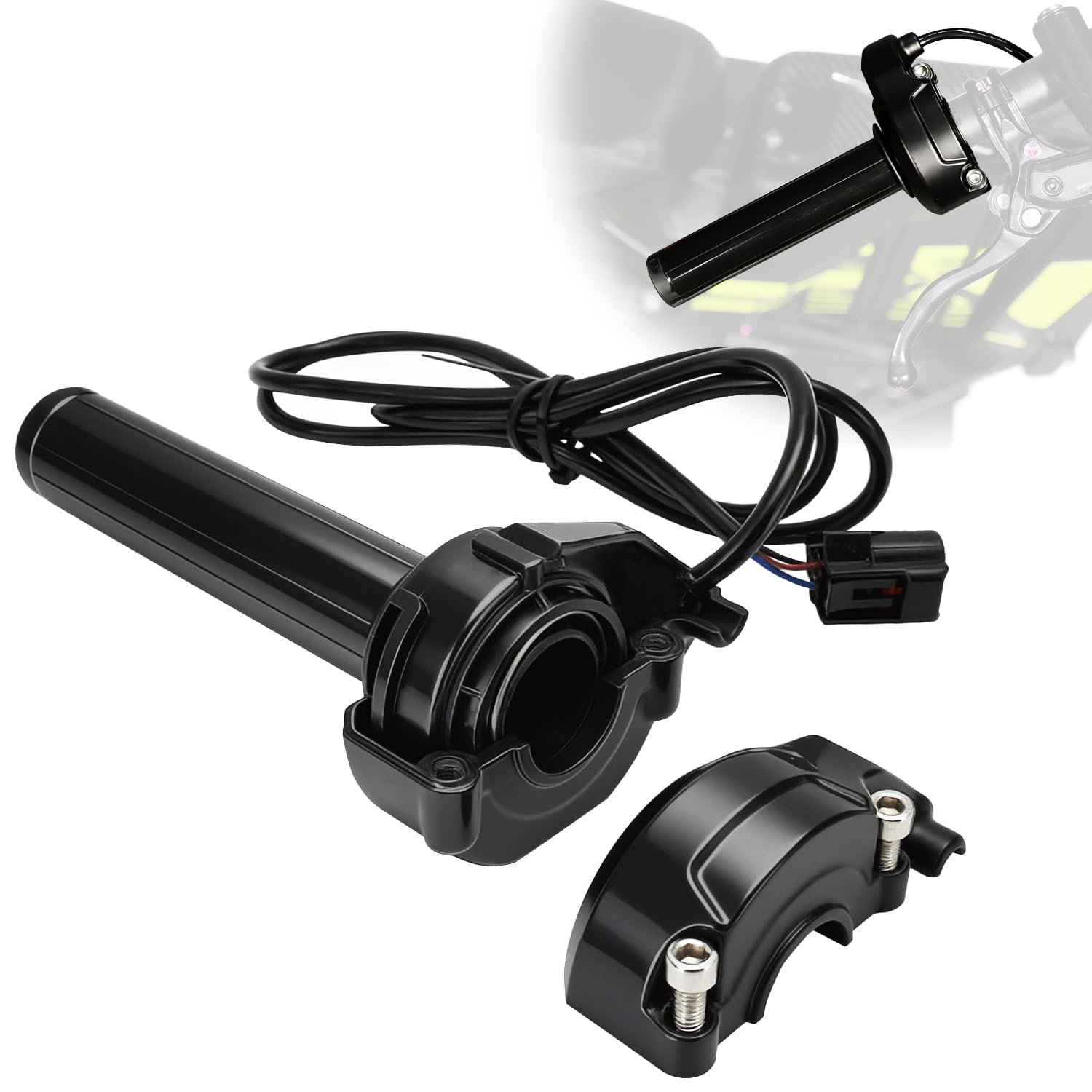 JFG Racing Sur Ron throttle with nylon twist grip for precise control