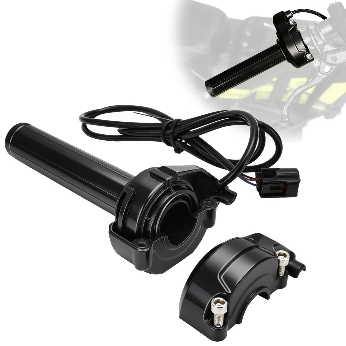 JFG Racing Sur Ron throttle with nylon twist grip for precise control