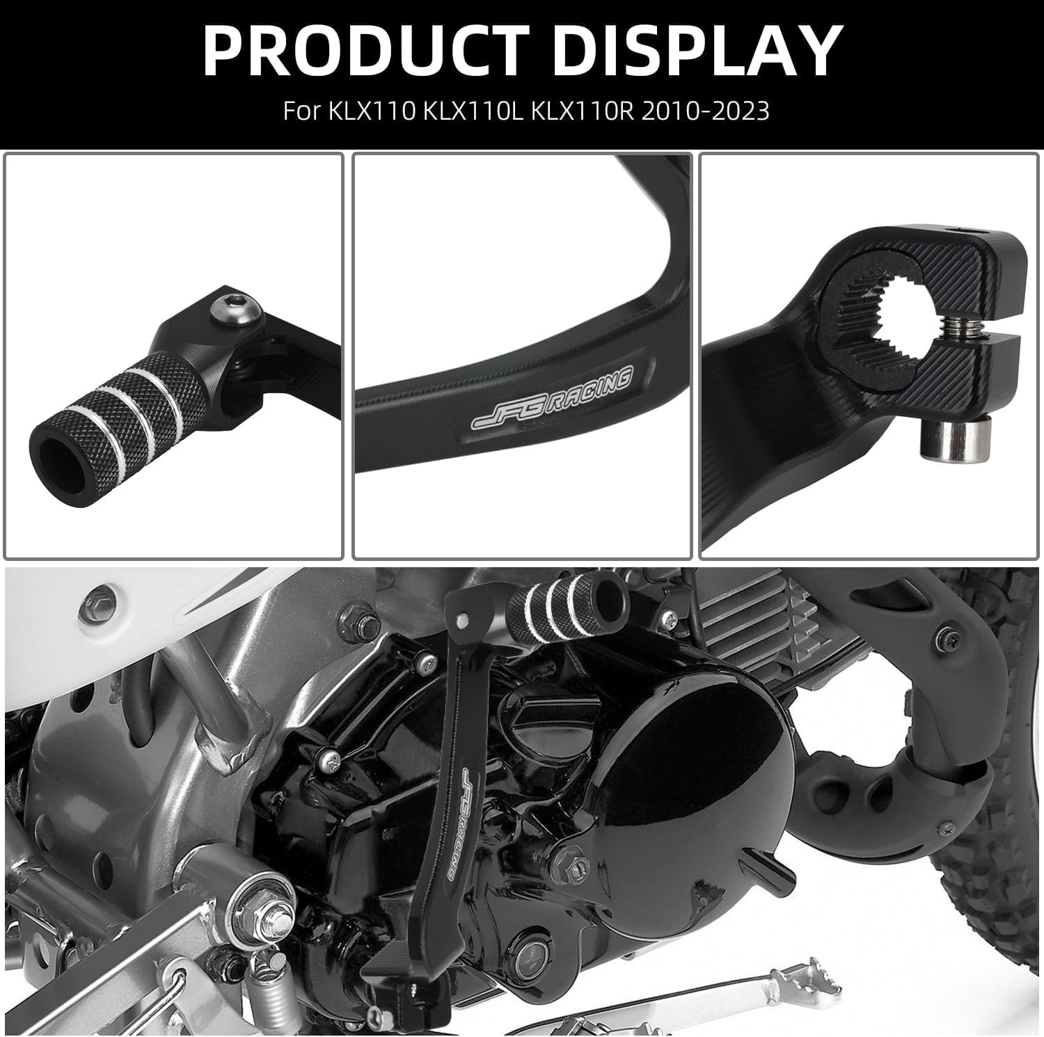 Close-up of folding tip reduces damage during minor crashes