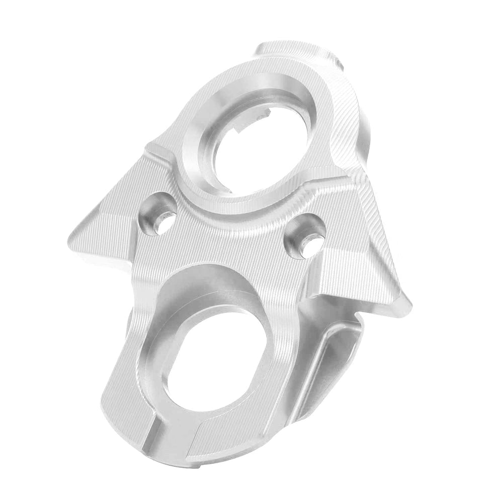 JFG Racing aluminum 6061 switch cover close-up showing anodized finish for durability.