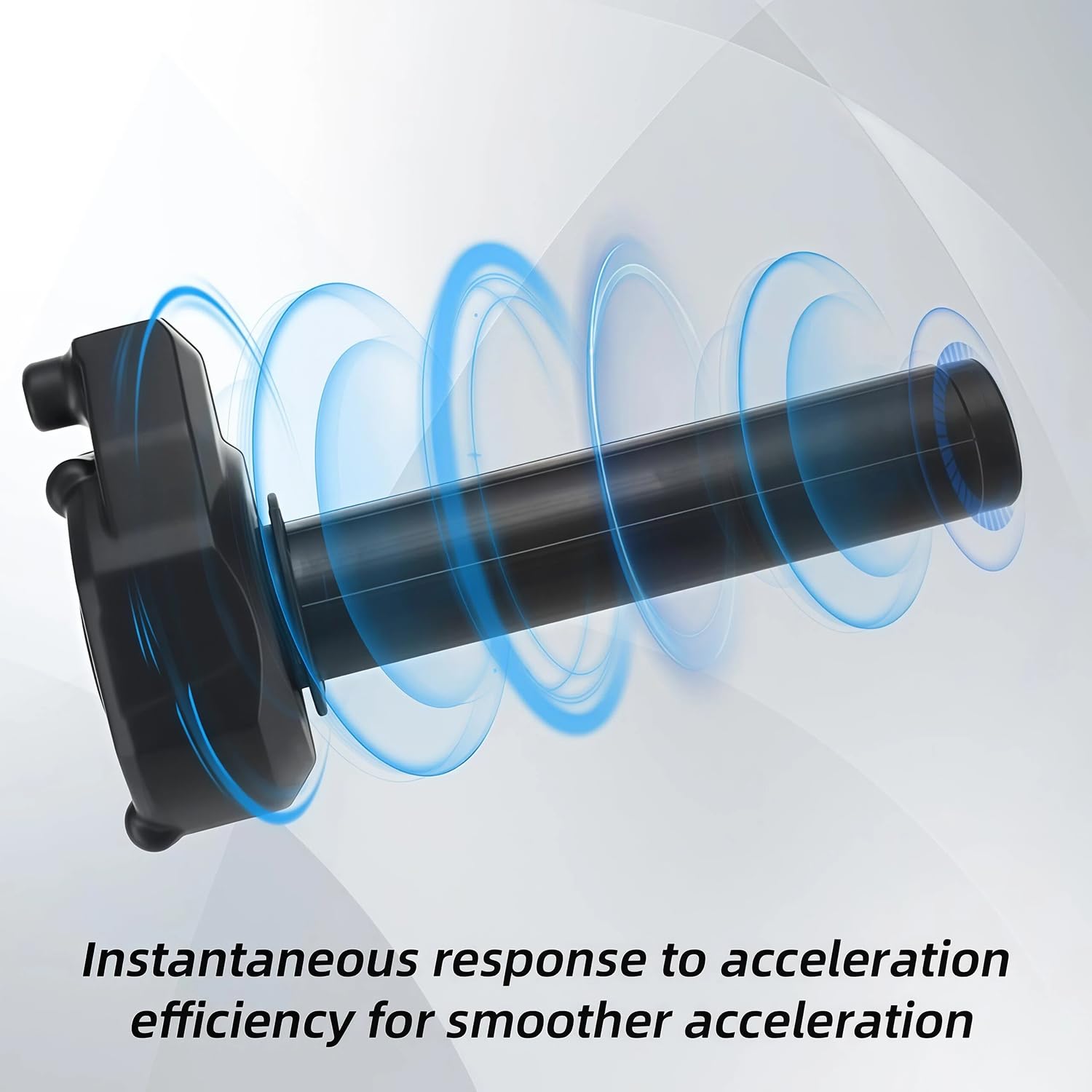Instant throttle response improves acceleration during starts