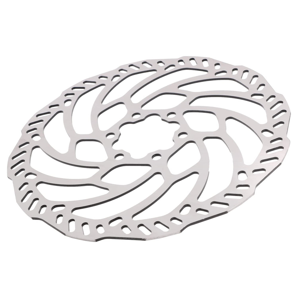 JFG RACING 203mm rotor for X160 model boosts cooling during long downhill sections.