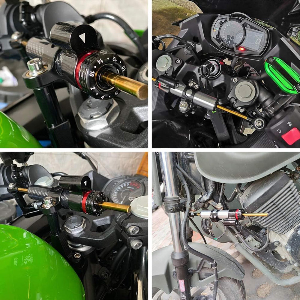 JFG RACING speed-sensitive damper adapts with ride pace for smoother steering.