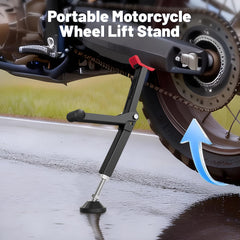 JFG RACING trail stand rear wheel lift provides a stable lifting platform for rear tire work.
