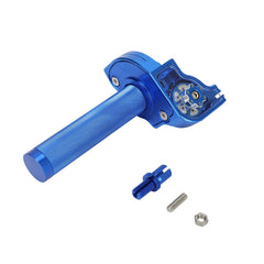JFG RACING red twist throttle highlights fast response and smooth acceleration.