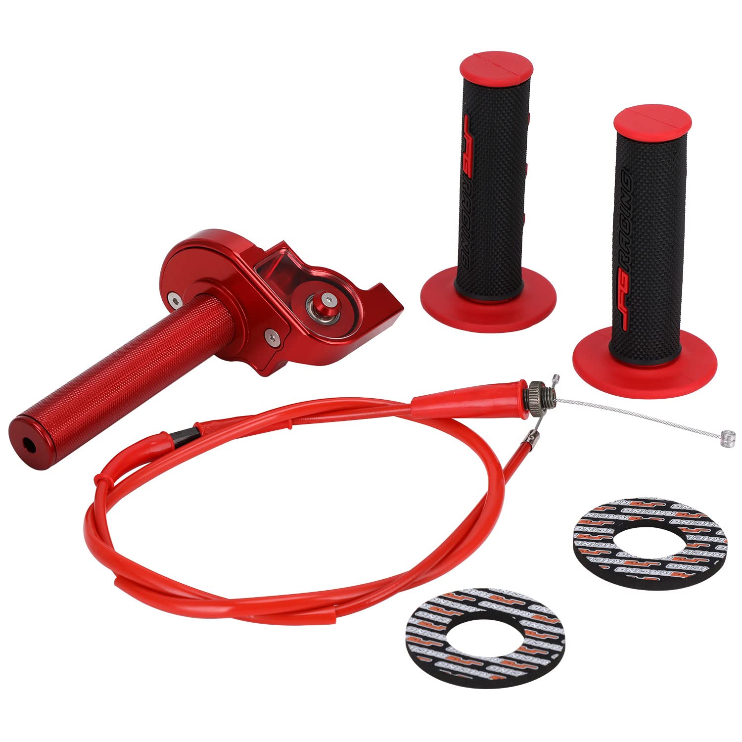 JFG RACING universal-fit design works with many dirt bikes and mini bikes.
