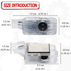 Jfsotls door-light projection creates clear floor illumination at night