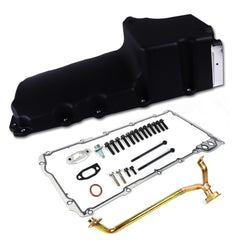 JGhyperX LS swap oil pan undercarriage image shows optimized clearance and oil control