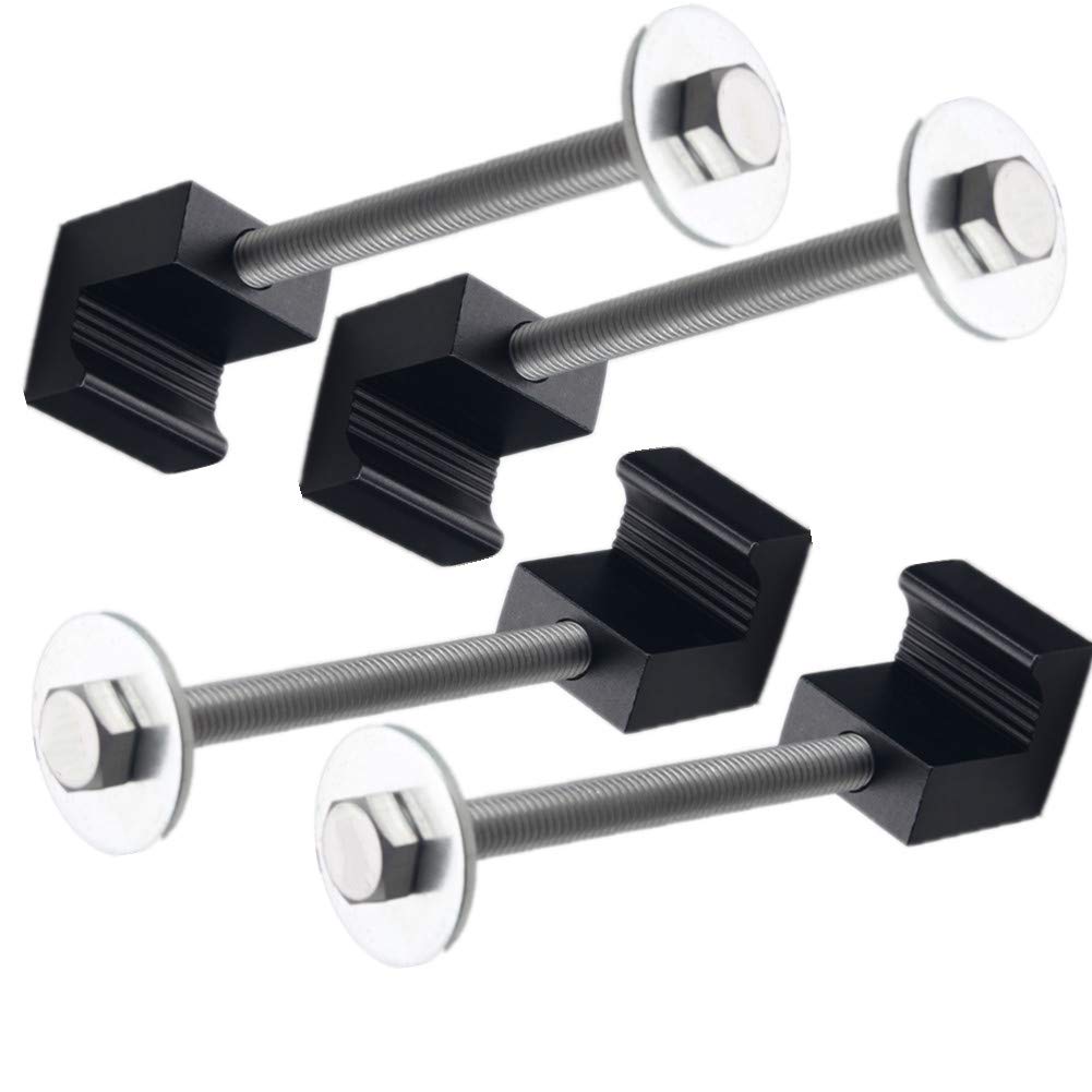 JGR aluminum tie down hardware close-up showing rust-free construction