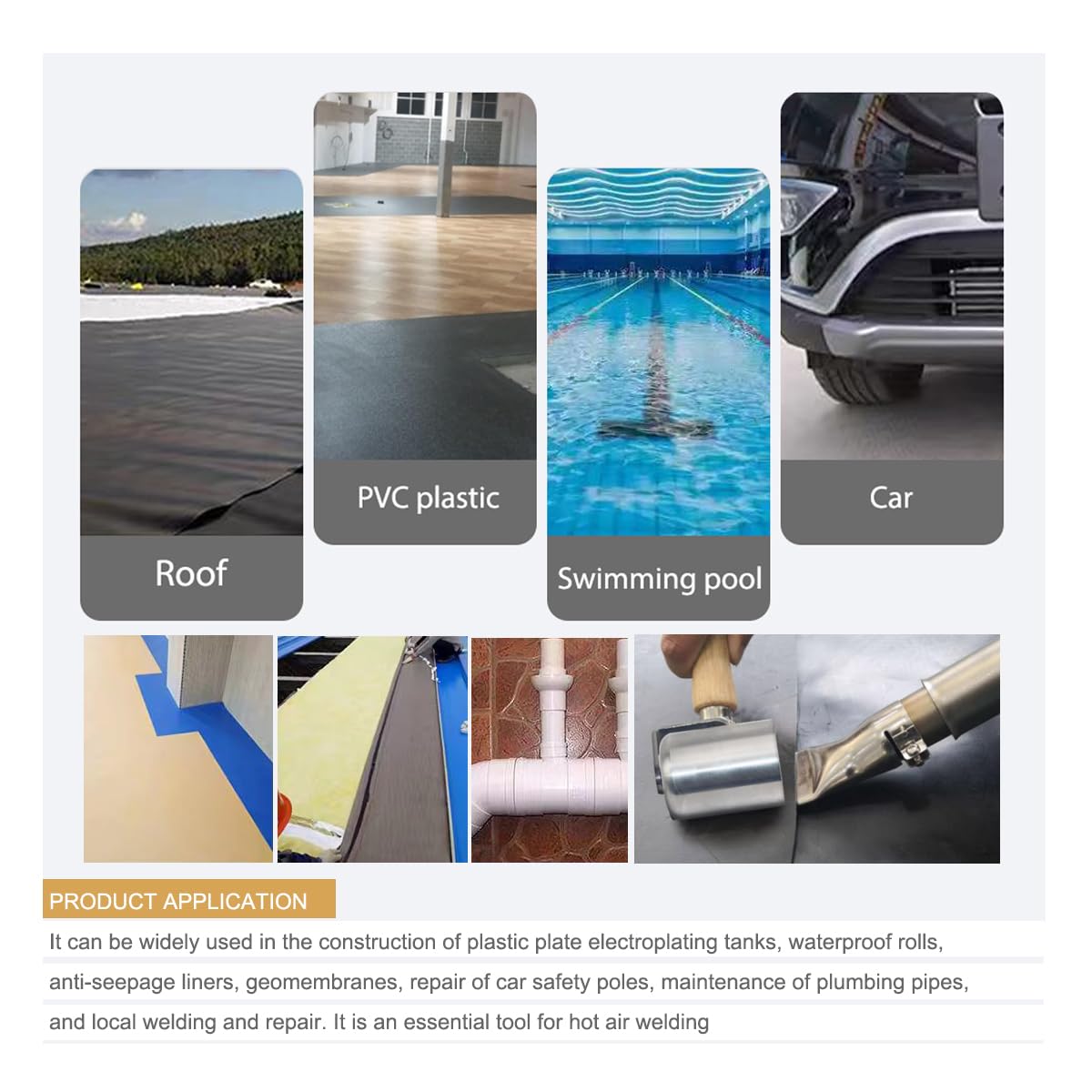 JIADING 7-inch length provides even pressure on large adhesive sheets.