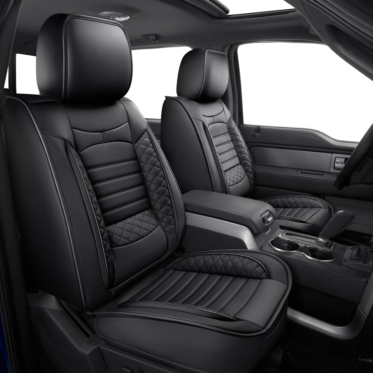 JIAMAOXIN Ford F-150 full set seat covers protect interior with a seamless look