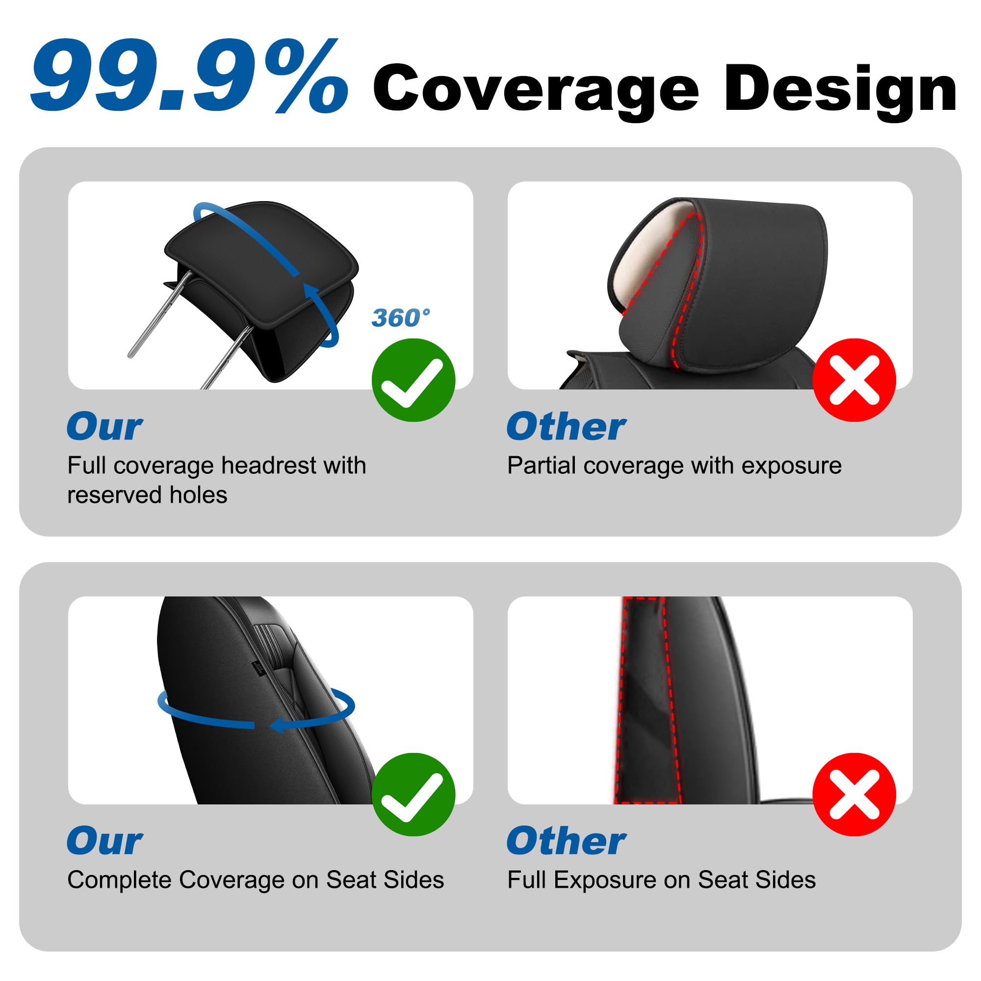 JIAMAOXIN anti-slip buckles and straps keep covers secure during off-road use