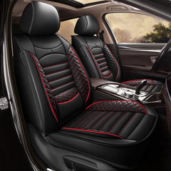 JIAMAOXIN Tucson front seat covers provide a snug, protective fit for two seats.